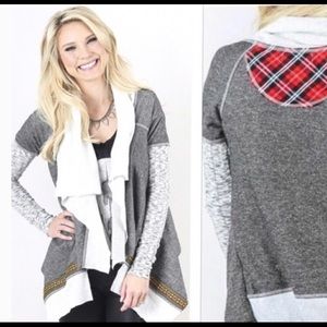 Scrapbook Waterfall boho cardigan